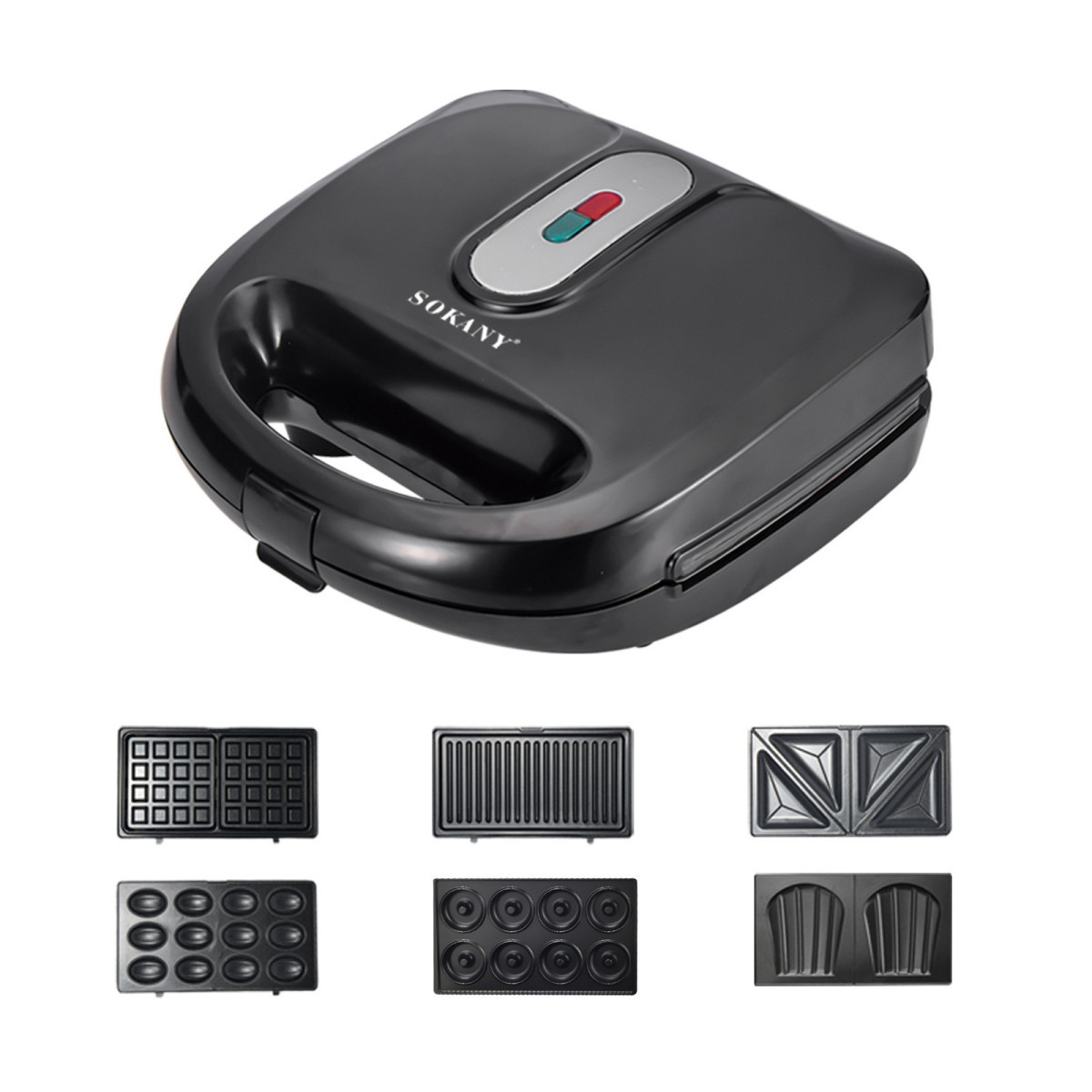 Мультипекар Sokany SK-908 6 в 1 750 Вт, фото 1