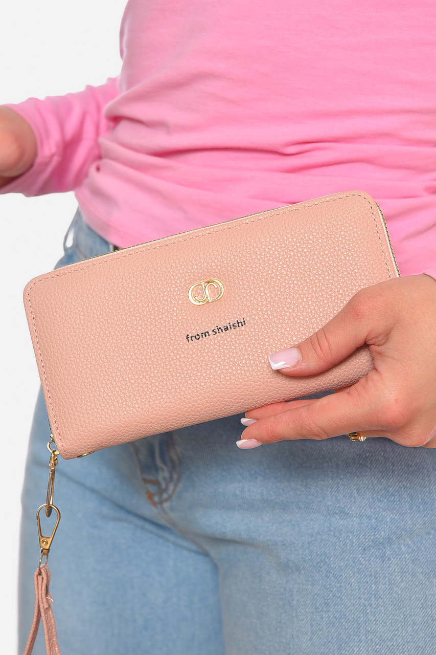 Гаманець жіночий з екошкіри рожевого кольору 199049P, фото 1