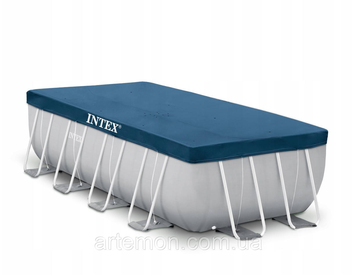 Тент (накриття) Intex 28037 (▭224*429 см, для прямокутних каркасних басейнів ▭ 200*400 см) [Склад зберігання: Київ №1]