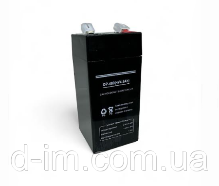 Акумулятор OP480 (4В/4,5ACH) (30*26*12 см/0,48 кг) (30pcs)