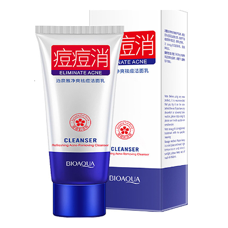 Пінка для вмивання очисна від акне BIOAQUA Skin Delicate Silky Anti-Acne Cleanser