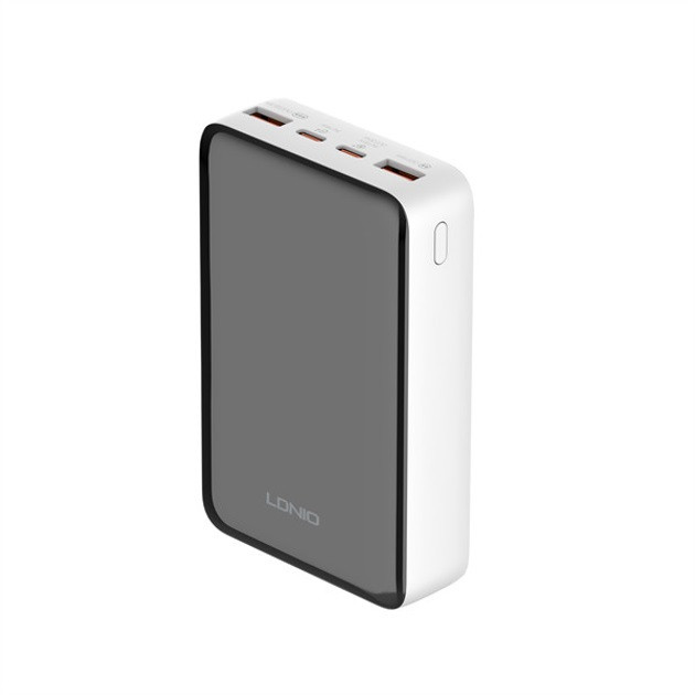 Повербанк 20000 mAh LDNIO PQ22 QC 22.5W, зовнішній акумулятор, батарея, УМБ, power bank