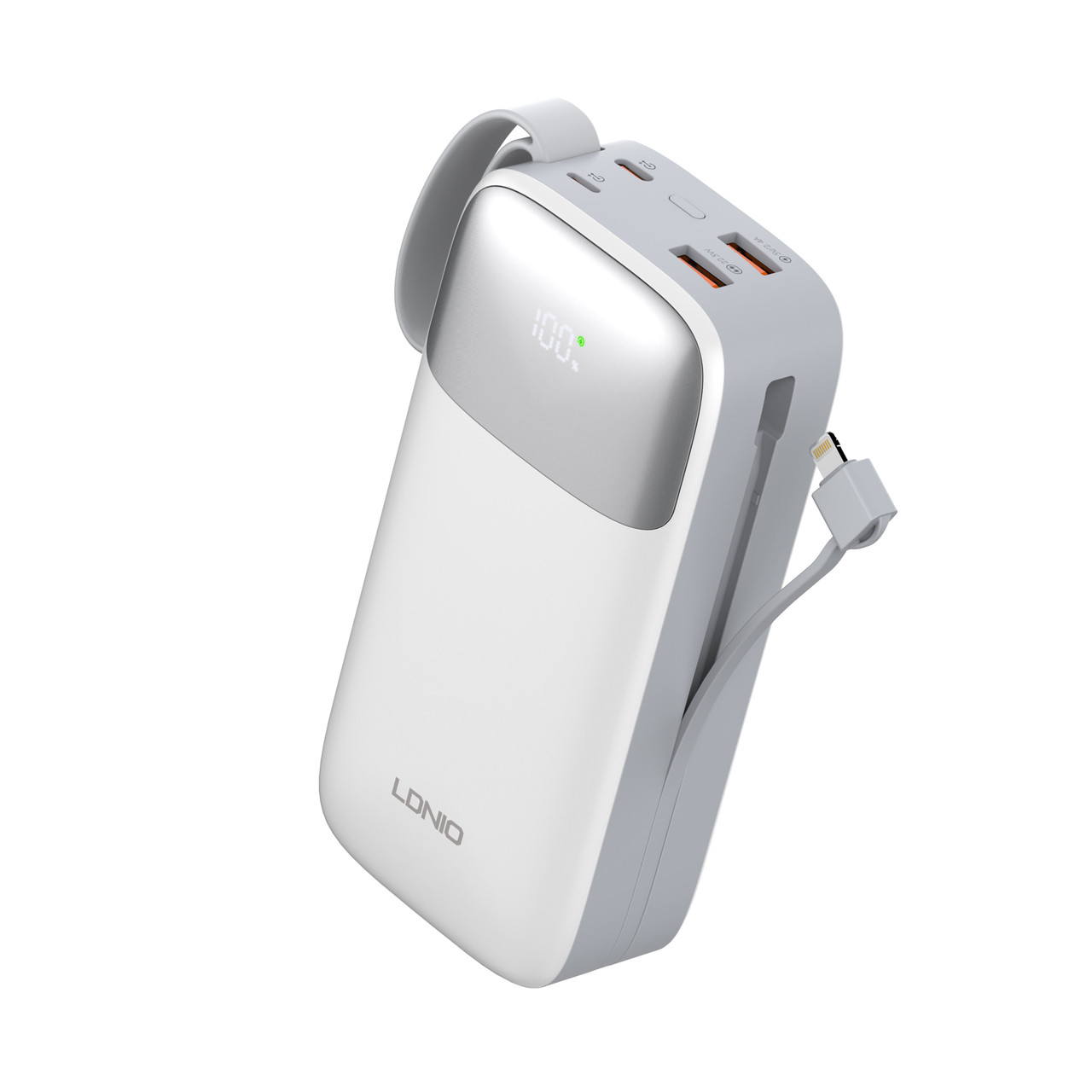 Повербанк 30000 mAh LDNIO PQ30 22.5W, зовнішній аккумулятор, батарея, УМБ, power bank