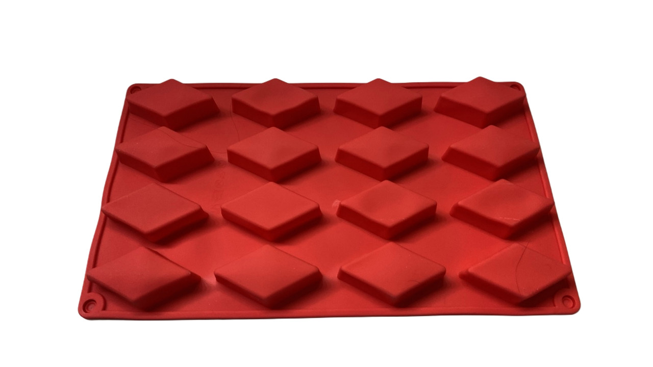 Форма силіконова Ромби з 16 шт., фото 1