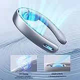 Вентилятор на шию JisuLife Neck Fan Pro1 портативний, до 14 годин роботи, плавне регулювання 100 швидкостей —, фото 9