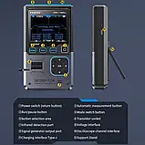 Fnirsi DSO-TC4 тестер компонентів (транзисторів), осцилограф, генератор сигналів, фото 9