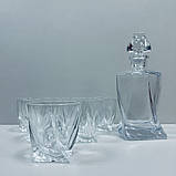 Набір для віскі графін 850 мл та 6 стаканів 300 мл Interos 2913, фото 5