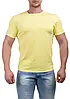 Футболка чоловіча з якісної бавовни Bono жовта (розміри: 48-56), фото 2