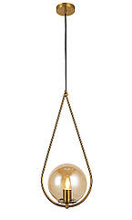 Світильник з плафоном Levistella цоколь E27 колір Бронзовий 9163725-1 BRZ+BR