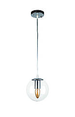 Світильник з плафоном підвісний Levistella цоколь E27 колір Хром 756PR150F-1 CR+CL