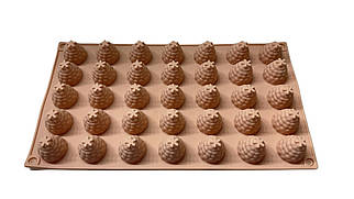 Силіконова форма для десертів Ягоди з 35 ті штук