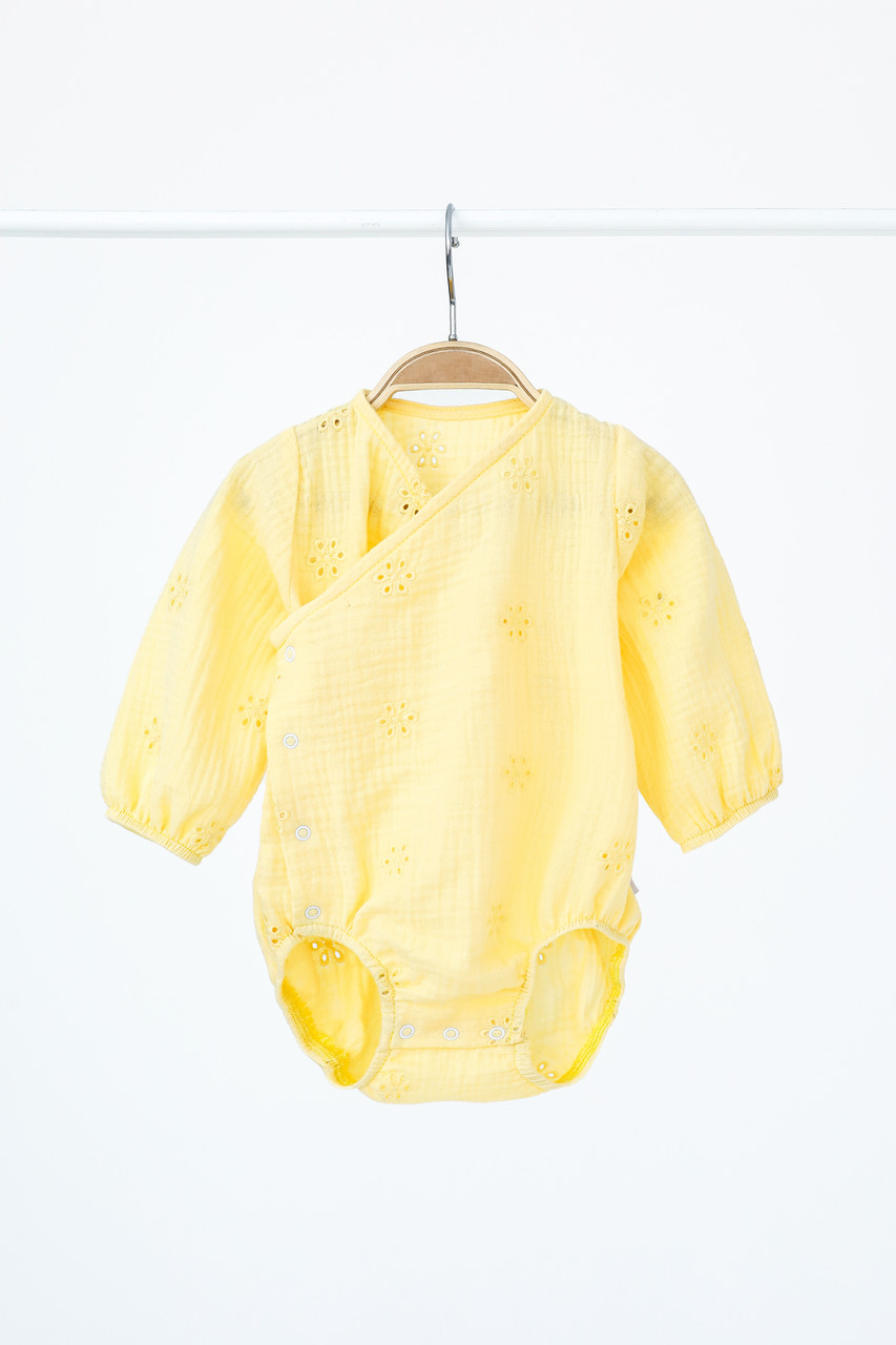 Мусліновий боді "Milly", Лимонний, фото 1
