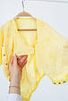 Мусліновий боді "Milly", Лимонний, фото 3