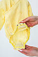 Мусліновий боді "Milly", Лимонний, фото 4