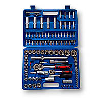 Набір інструментів та торцевих головок з тріскачкою Zhongxin Tools force 108 предметів, Автомобільний набір