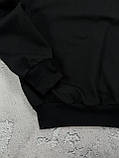 Світшот чоловічий двонитка Туреччина Stone Island чорний XS, S, M, L, XL, XXL, XXXL, фото 6