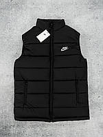 Чорна жилетка чоловіча Найк S M L XL XXL 3XL