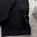 Футболка чорна CP Company S M L XL XXL, фото 3