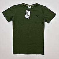 Футболка хаки Puma S M L XL XXL