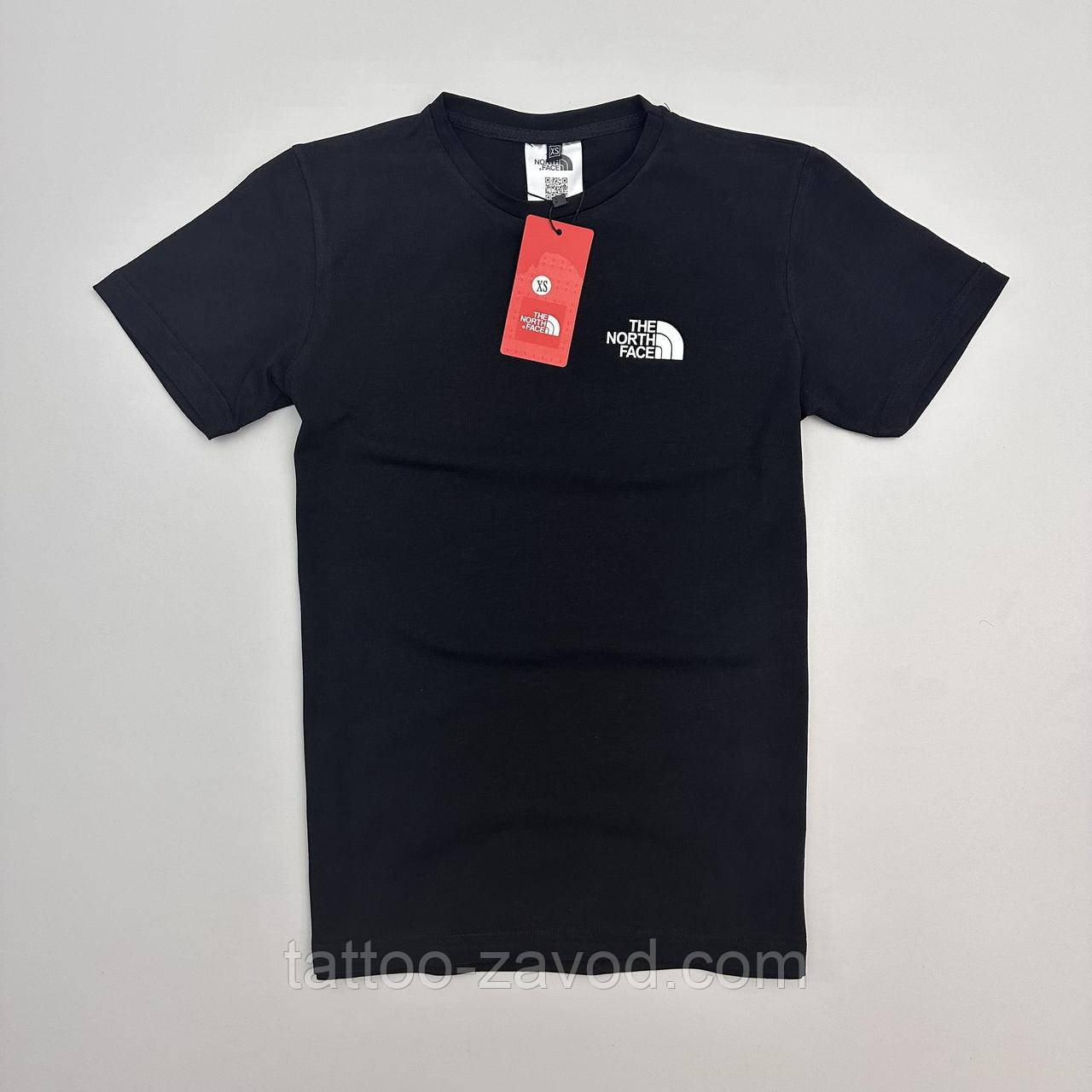 Футболка чоловіча чорна TNF S M L XL XXL