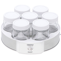 Йогуртниця електрична з баночками 20 Вт Йогуртниця зі склянками з кришкою, Побутові йогуртниці, морожениці