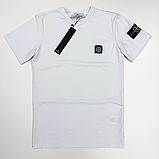 Футболка чоловіча чорна Stone Island S M L XL XXL, фото 3