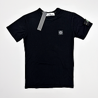 Футболка чоловіча чорна Stone Island S M L XL XXL