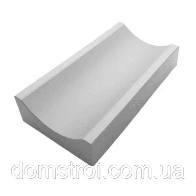 Плитка тротуарна "Водосток" (водовідлив) 320x160x60 мм Сірий, фото 1