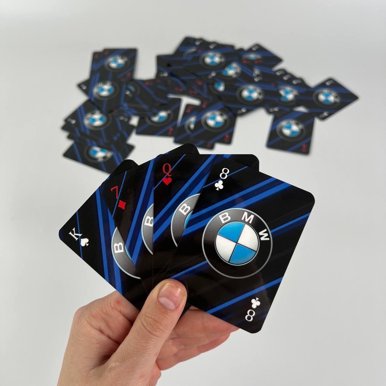 Ігрові карти BMW – стильний аксесуар для цінителів бренду, арт 777003
