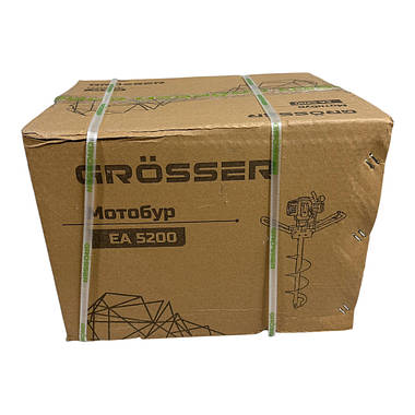 Бензиновий мотобур Grosser GEA 5200 52 см3 2-тактний (без шнеку), фото 6