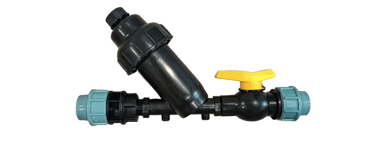 Стартовий комплект підключення крапельного поливу 25х25 з краном