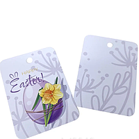 Бірка "Happy Easter" 50х70 мм (10 шт)
