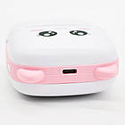 Міні принтер з Bluetooth та термодруком, Рожевий + Рулон термопаперу / Дитячий термопринтер для телефону, фото 8