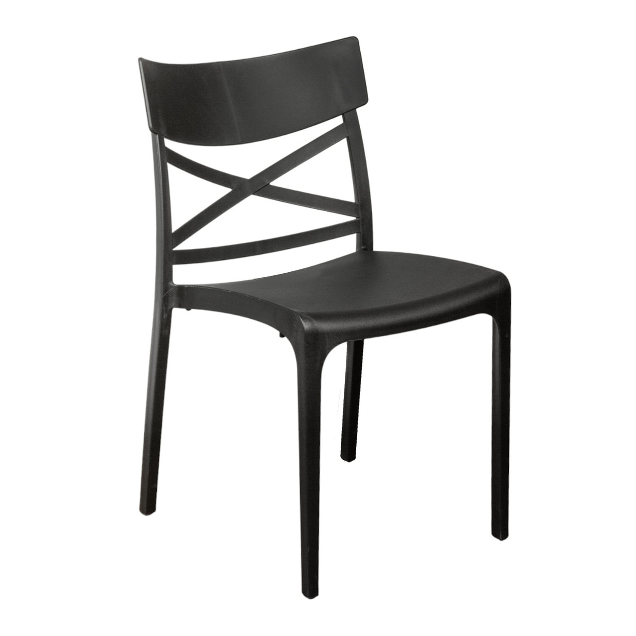 Стілець садовий пластиковий BICA Croix, графіт