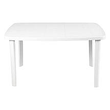 Стіл для саду пластиковий BICA Cayman, білий, фото 5