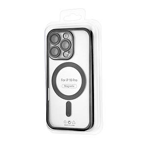 Чохол Ductil Metallic Edge with MagSafe (Protected Camera & Lens) iPhone 16 Pro Black, фото 2