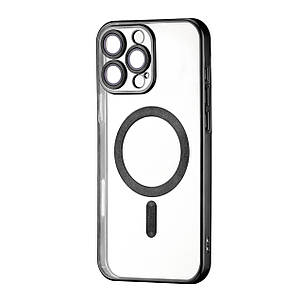 Чохол Ductil Metallic Edge with MagSafe (Protected Camera & Lens) iPhone 16 Pro Max Black, фото 1