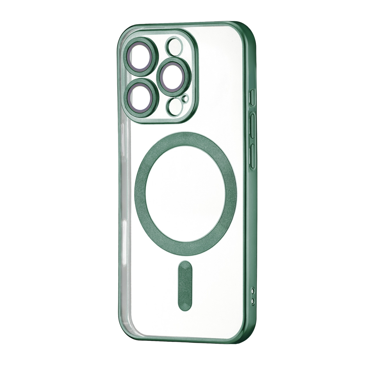 Чохол Ductil Metallic Edge with MagSafe (Protected Camera & Lens) iPhone 16 Pro Dark Green