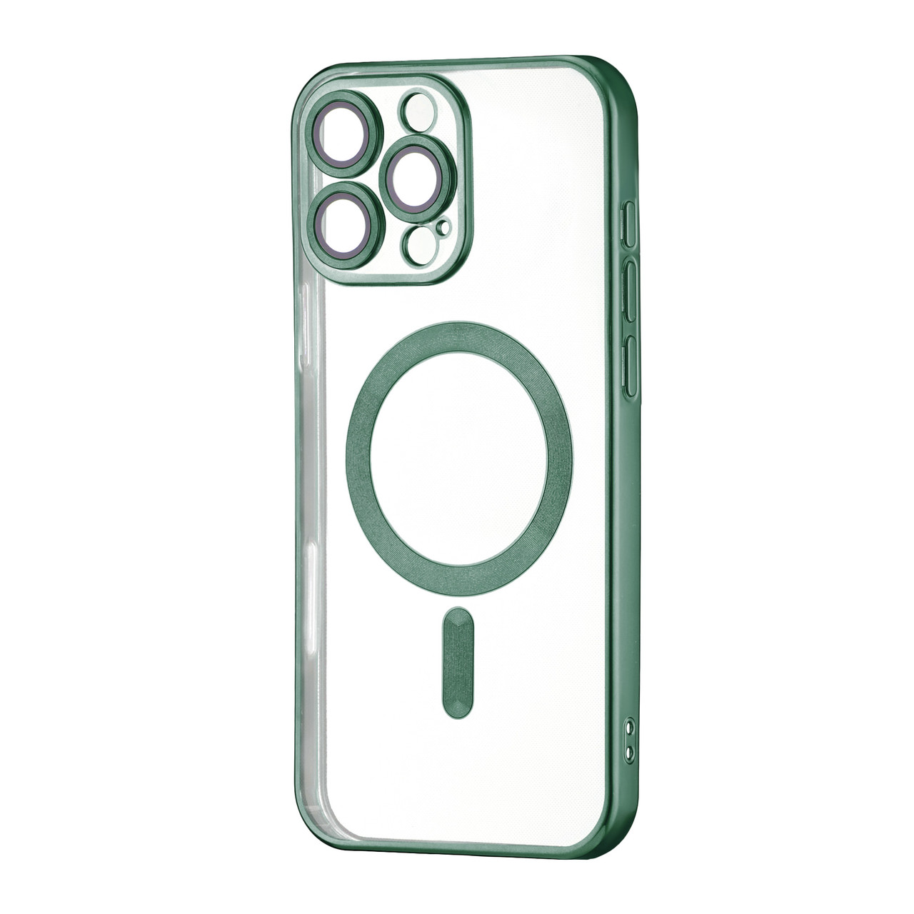 Чохол Ductil Metallic Edge with MagSafe (Protected Camera & Lens) iPhone 16 Pro Max Dark Green