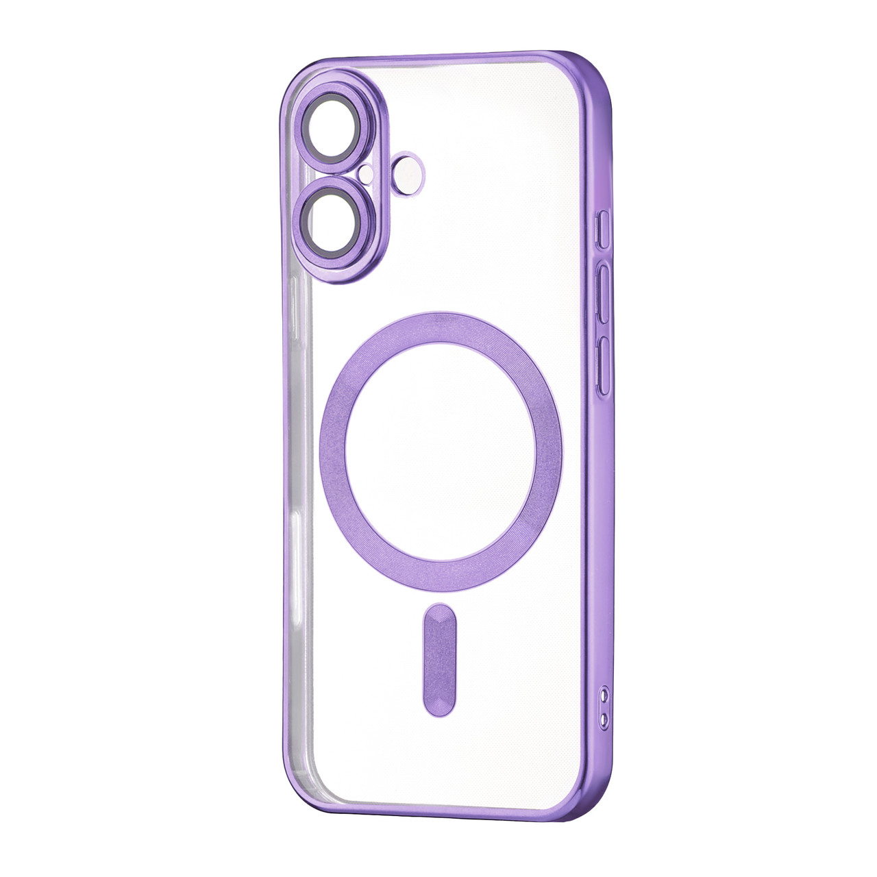 Чохол Ductil Metallic Edge with MagSafe (Protected Camera & Lens) iPhone 16 Deep Purple