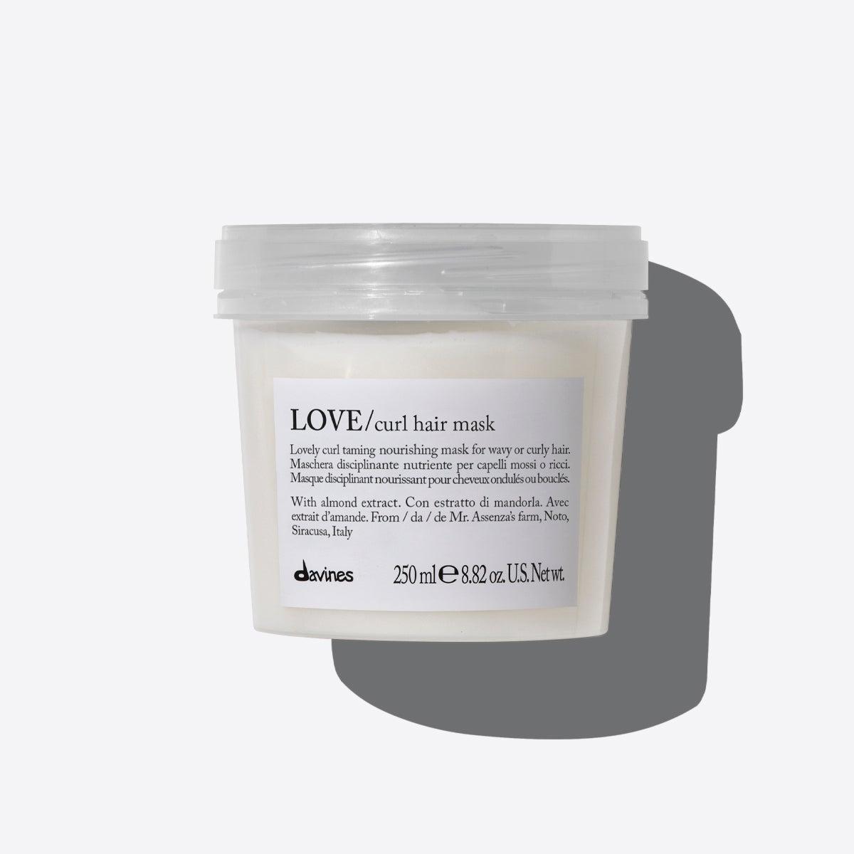 Поживна маска для хвилястого та сильно кучерявого волосся Davines Love Curl hair mask 250 мл