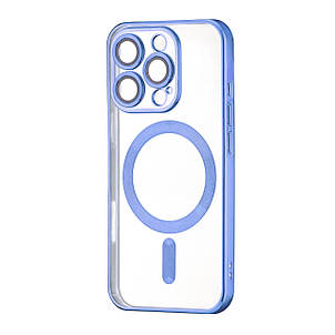 Чохол Ductil Metallic Edge with MagSafe (Protected Camera & Lens) iPhone 16 Pro Light Blue, фото 1