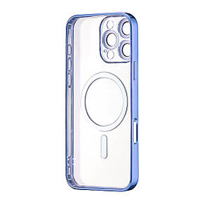 Чохол Ductil Metallic Edge with MagSafe (Protected Camera & Lens) iPhone 16 Pro Max Light Blue, фото 3