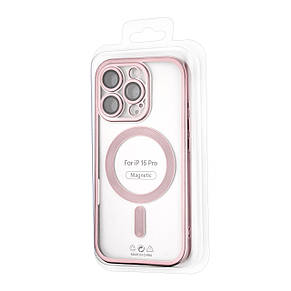 Чохол Ductil Metallic Edge with MagSafe (Protected Camera & Lens) iPhone 16 Pro Pink, фото 2