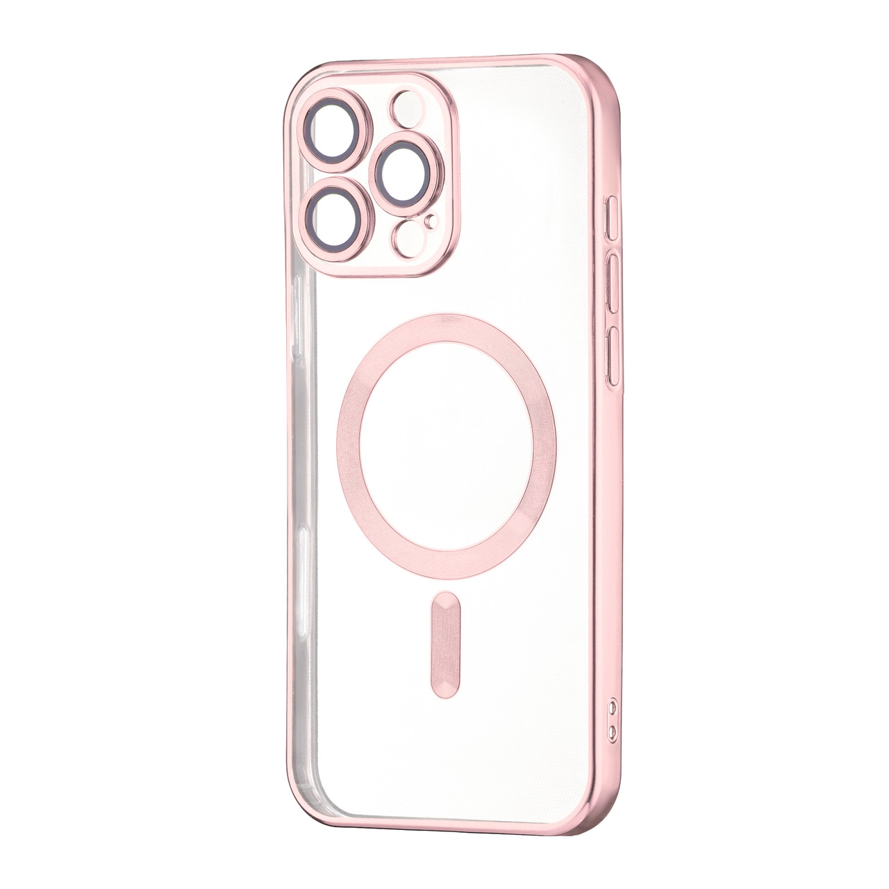 Чохол Ductil Metallic Edge with MagSafe (Protected Camera & Lens) iPhone 16 Pro Max Pink