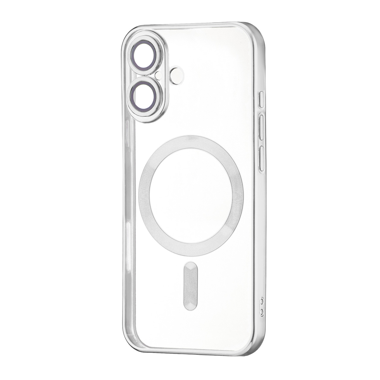Чохол Ductil Metallic Edge with MagSafe (Protected Camera & Lens) iPhone 16 Silver