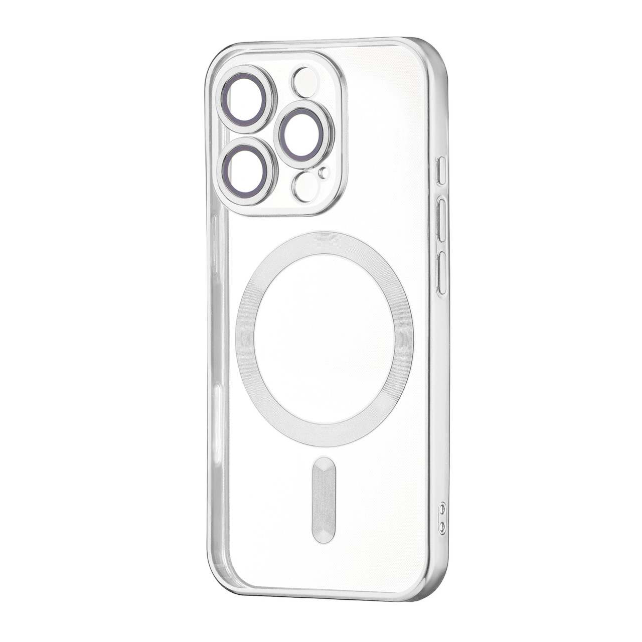 Чохол Ductil Metallic Edge with MagSafe (Protected Camera & Lens) iPhone 16 Pro Silver