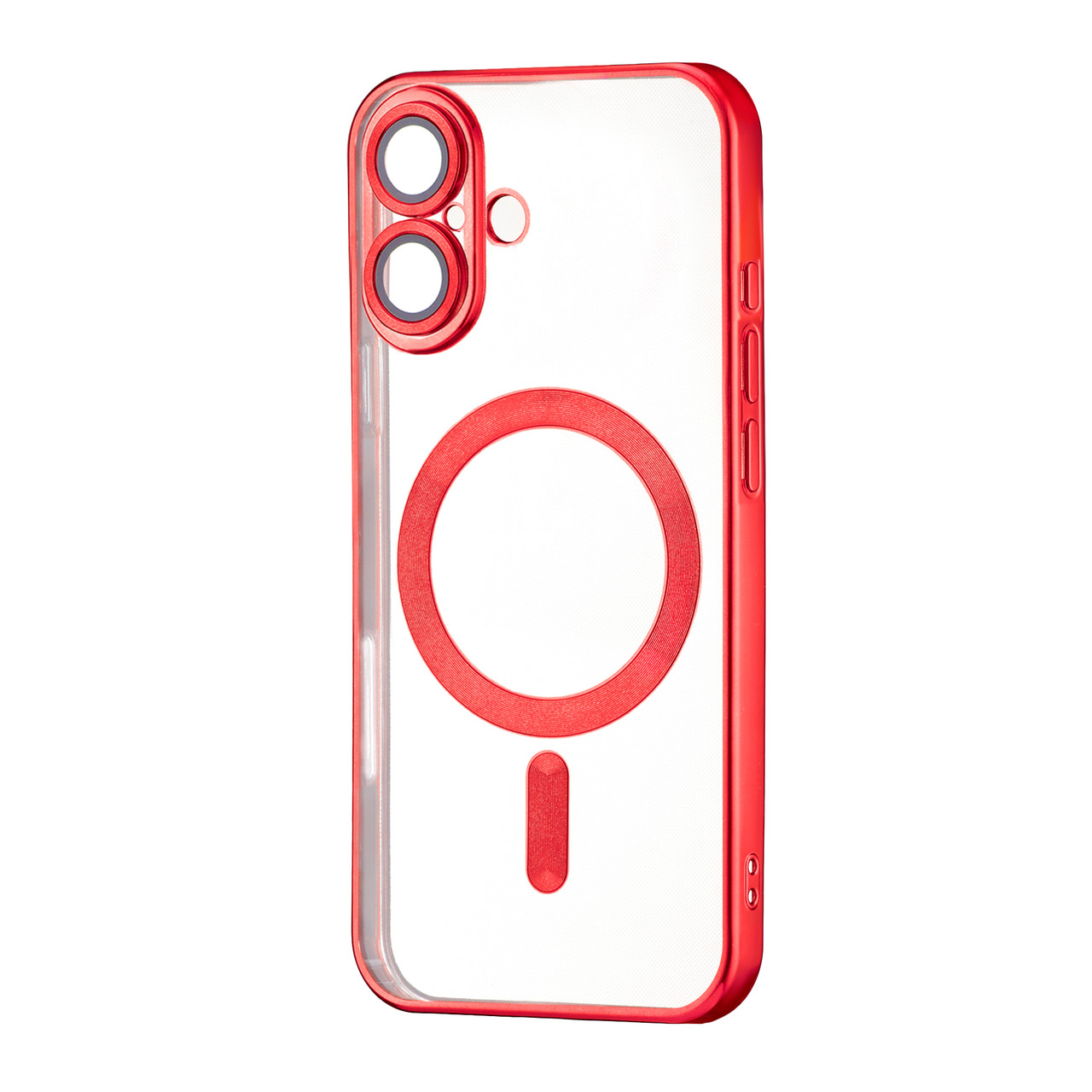 Чохол Ductil Metallic Edge with MagSafe (Protected Camera & Lens) iPhone 16 Red