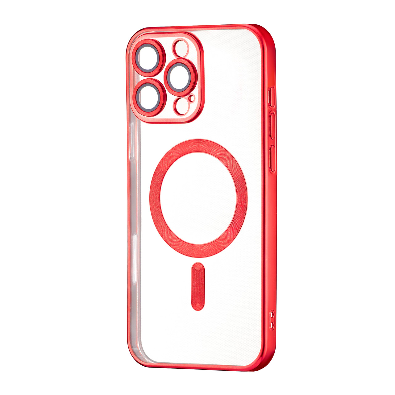 Чохол Ductil Metallic Edge with MagSafe (Protected Camera & Lens) iPhone 16 Pro Max Red