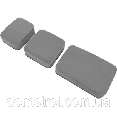 Плитка тротуарна "Бруківка Старе місто" 610х470х40 мм Сіра